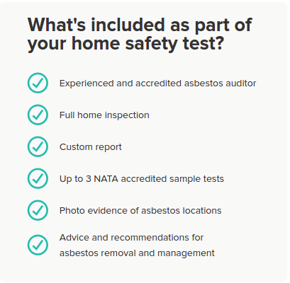 What You Get as part of the Asbestos Home Safety Check
